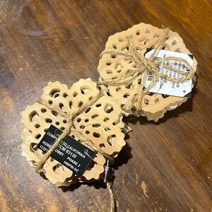 💚Wooden cut design coasters💚